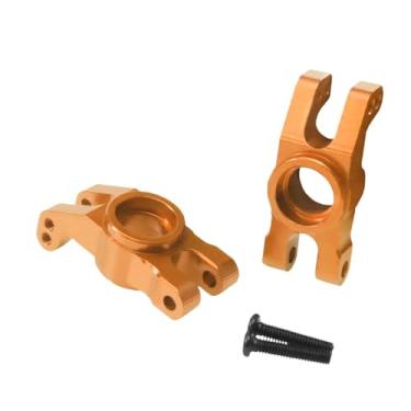 Imagem de simhoa 2x 1:14 escala RC eixo traseiro assento RC conjunto de direção Sturdy Toys Hobby peça de substituição de atualização para modelo de caminhão para, Ouro