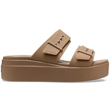 Imagem de CROCS Crocs Brooklyn Sandal Lowwdg W - Khaki - W11, 207431-260-W11, Women, Black, W11