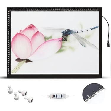 Imagem de Almofada De Luz De Pintura De Diamante, Placa De Luz Grande Para Desenho, Caixa De Luz De Rastreamento De Artesanato Ajustável Ultrafina De 0,8 Cm Para Desenho De Tatuagem, light box A1
