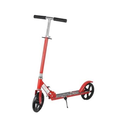 Imagem de Patinete Juvenil/adulto Até 100kg Regulável Roda Grande 20cm - Vermelho