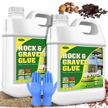 Imagem de Cola de cobertura morta Fuchoi Rock Glue 1 galão/3.785 L para jardim