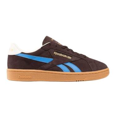Imagem de Reebok Tênis unissex Club C Grounds Uk, chalk vintage darkmatter kineticblue, 38.5 EU