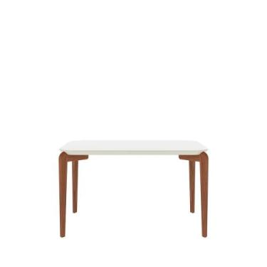 Imagem de Mesa de Jantar Retangular c/ Vidro para 4 Lugares Donatella 135 cm - O