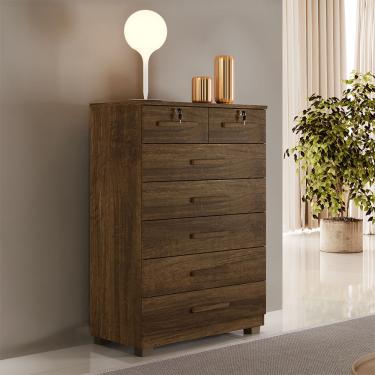 Imagem de Cômoda 7 Gavetas com Pés Barcelona Benetil