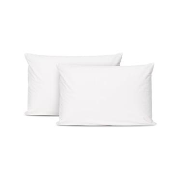 Imagem de Kit 4 Capa Protetora de Travesseiro 100 % Impermeável Laminado e Malha Gel Macia 70x50cm Silencioso