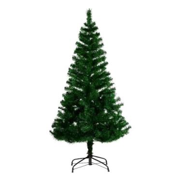 Imagem de Árvore de Natal Pinheiro Tradicional 1,5m com 240 Galhos Cor Verde para Decoração Festiva (Verde)