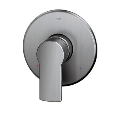 Imagem de Acabamento Monocomando Docol Argon para Chuveiro e Ducha Higiênica Grafite Escovado