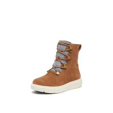 Imagem de SOREL Bota feminina à prova d'água Explorer lll Joan, Veludo bronzeado/giz, 34