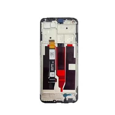Imagem de Para Oppo A93S 5G PFGM00 Display LCD Touch Screen Digitalizador Substituição (Preto com Moldura)