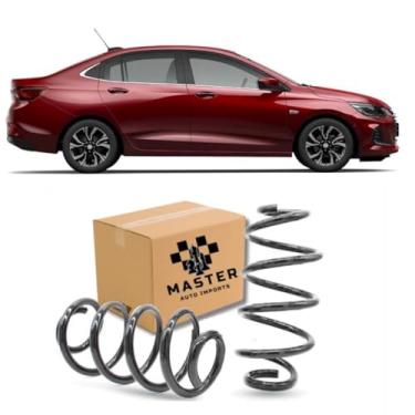 Imagem de Par Molas Traseiras Gnv Reforçadas Onix Turbo Plus Sedan 2020 2021 2022 2023 2024 2025 2026