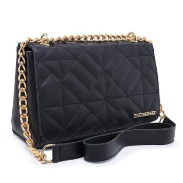 Imagem de Bolsa Lara Transversal De Lado Tiracolo - LLAQUILLA, Preto
