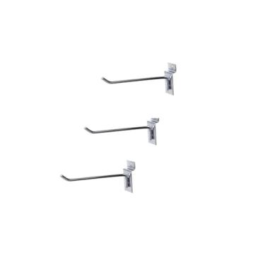 Imagem de Gancho Expositor Para Painel Canaletado 4,76mm de 10 Cm 10 Peças