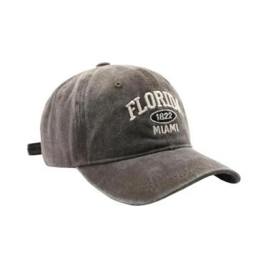 Imagem de Boné De Beisebol Retro Vintage De Algodão Unissex Bordado, Chapéu Casu