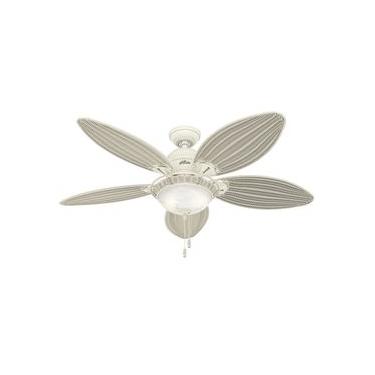 Imagem de Ventilador de Teto Residencial Caribbean Breeze Branco Hunter Fan Oficial