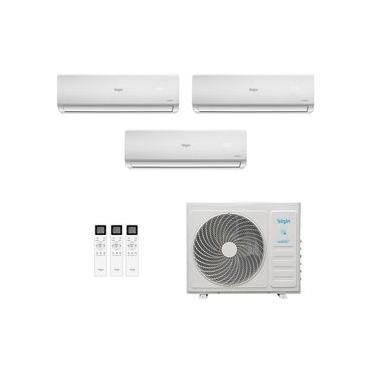 Imagem de Ar-CondicionadoTri Split Inverter Elgin 27.000 (1x Evap HW 9.000 + 2x Evap HW 12.000) Quente/Frio 220V