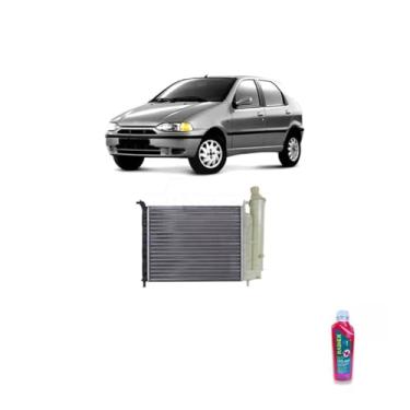 Imagem de Kit Radiador Palio 1.0 96> + Aditivo Radiador RadiEx R1892 Rosa Pronto Uso