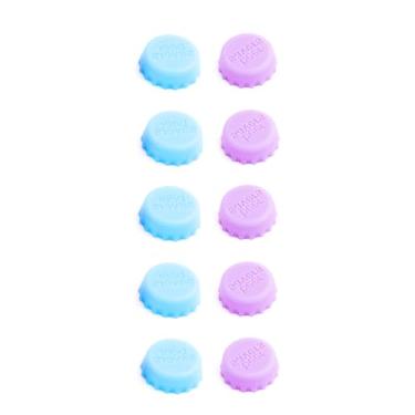 Imagem de Rolha de silicone para garrafa de cerveja, tampa reutilizável à prova de vazamento se encaixa na maioria das garrafas padrão, grau alimentício, resistente ao calor, 10 mm × 30 mm, pacote com 10