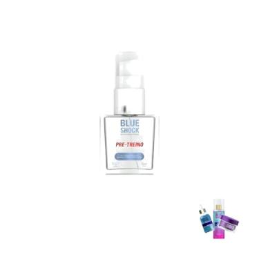 Imagem de Genérico Kit Blue Shock, Pré Treino Energético + Bruma Hidratante + Kit Glow, Loção Corporal, 50 x 50 x 50 cm, Adulto Unissex, Revitalizante e Iluminador, Pele Normal, Conjunto com 3 Produtos
