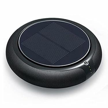 Imagem de HGTRH Purificador de ar tabaco, purificador de ar forjado purificador de ar ultra-potente com filtro Hepa carregamento do painel solar efeito de filtro 99,97% para casa e carro