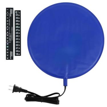 Imagem de ZFLYCANP Almofada térmica para fermentação e fermentação 25W com controlador de temperatura, PVC impermeável, SND seguro fácil de usar para fermentação de vinho caseiro para plástico, carboy