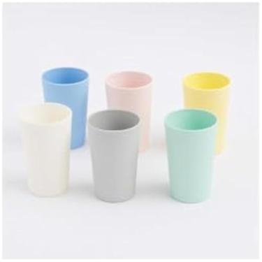 Imagem de Conjunto, copos, plastico, multicoloridos, bebidas, sucos, festas, e uso, 400ml, vibrante