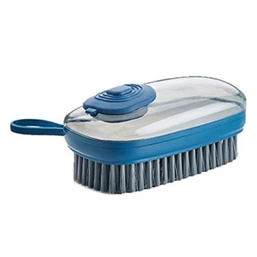 Imagem de Pincel de Lavanderia Multifuncional para Lavar Roupas e Sapatos Casa Cozinha Banheiro com Cabeças Substituíveis Design G