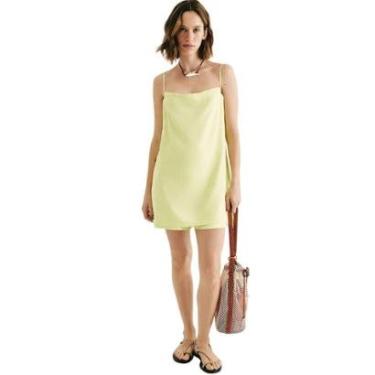 Imagem de Macaquinho Hering Feminino Reto Com Linho-Feminino