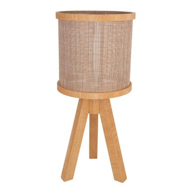 Imagem de Abajur Muller Oxford Tripé Natural 1 Lâmpada 130NA