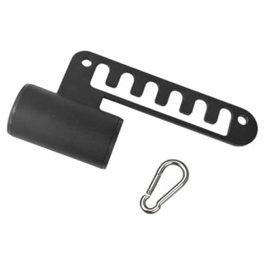 Imagem de Colaxi Suporte para agachamento com cinto, compatível com barras de 50mm, barra T para exercícios de supino e arremesso em casa.