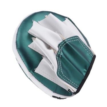 Imagem de KIMISS Apto para Mini Luvas de Perfuração de Foco Curvo de Boxe-almofadas de Alvo de Couro Leve do Plutônio para Boxe, Muay Thai, Treinamento de Taekwondo (Verde)