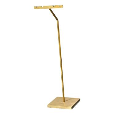 Imagem de UGPLM Expositor de brincos, organizador de joias versátil com base para feiras e lojas, Ouro