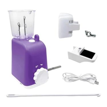 Imagem de UGPLM Máquina de Tricô Elétrica para Crochê, Ferramenta de Tecelagem Doméstica Prática, Tear de Tricô Automático para Projetos de Artesanato DIY, Tolet