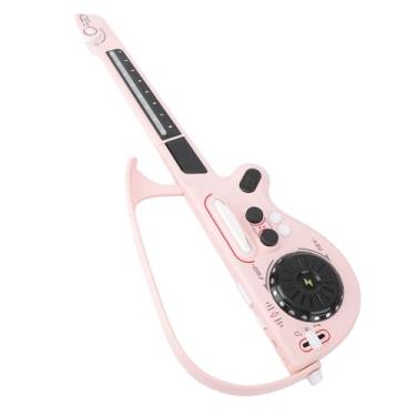 Imagem de XUXHOU Guitarra Infantil, Brinquedo Dobrável Sem Cordas Com Teclas de Piano, Desenvolve Habilidades de Ritmo para Crianças de 3 Anos ou Mais (Róseo)