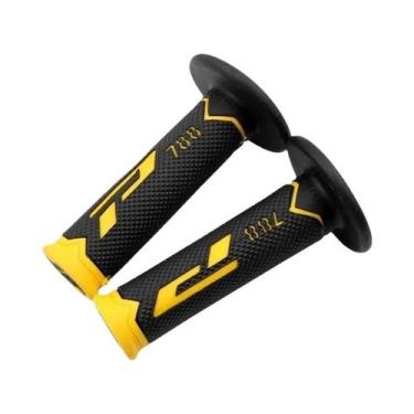 Imagem de Manoplas Universais De Borracha Com Gel Para Guidão De Moto GP Motocro