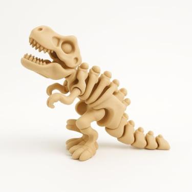 Imagem de Dinossauros Articulados Toy Art, Miniaturas e Figuras Dino 3D Colecionáveis, Brinquedos, Peças Lúdicas Decorativas, Vários Modelos, Criaturas Pré-Históricas (T-Rex)