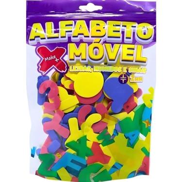 Imagem de Material Didático Eva  Alfabeto Movel 4CMX2MM 150 Peças