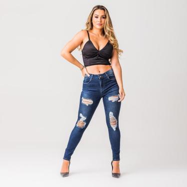 Imagem de Calça Jeans Cigarrete Feminina Zune-Feminino