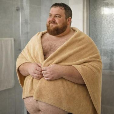 Imagem de Kit 02 Toalhas de Banho Plus Size 1,40x1,0 Macia XXG Banhão Gigante Ca