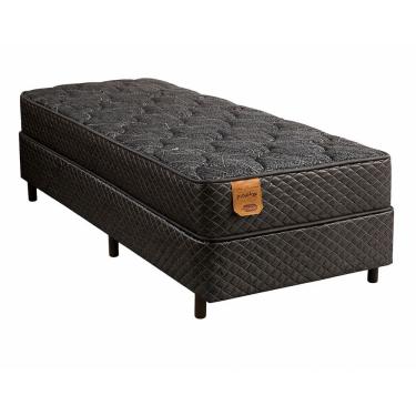 Imagem de Cama Box Solteiro (Box + Colchão) 88X188X63 Pro Soft Bamboo Prorelax Molas Ensacadas Pillow Top Turn Free
