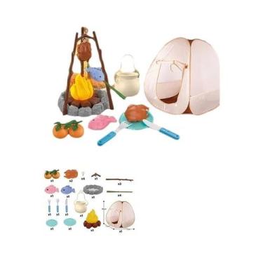 Imagem de Conjunto De Barraca De Camping Para Crianças, Playground Interno E Ext