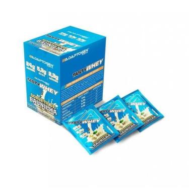 Imagem de Tasty Whey Sachê Vanilla Cream (12 unid. 34g) - Adaptogen