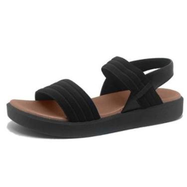 Imagem de Sandalia Feminina Papete Conforto Elastico Usaflex Al0101-Feminino