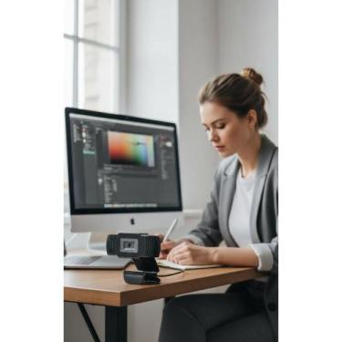 Imagem de Webcam HD 720p USB com Microfone Integrado - Preto - Congratulations S