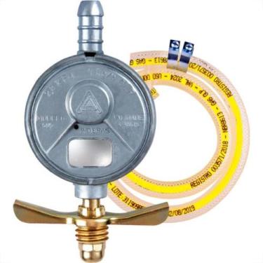 Imagem de Regulador Gas Alianca Pequeno 505 Com Mangueira 61777