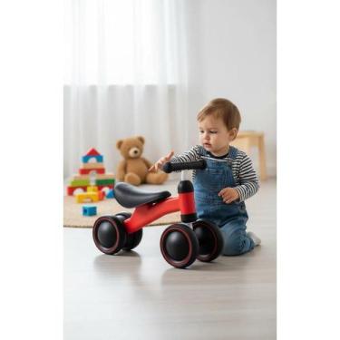 Imagem de Bicicleta Equilíbrio Infantil Vermelha Sem Pedal - 1 Ano+ - Congratula
