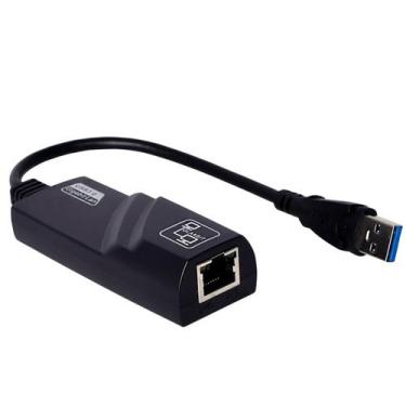 Imagem de Adaptador de Cabo Ethernet USB 3.0 Rede Internet Alta Velocidade para 