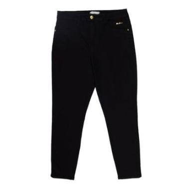 Imagem de Calça Jeans Feminina Max Denim Plus Size Skinny Curve Preto-Feminino