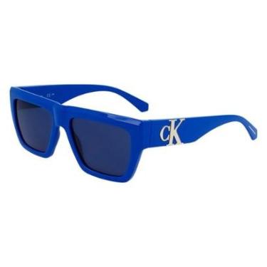 Imagem de Óculos de Sol Calvin Klein Jeans CKJ23653S 400 - Azul 55-Masculino