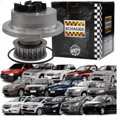Imagem de Bomba Dagua Original Gm Corsa Celta Prisma Onix Agile - Schadek 