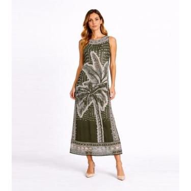 Imagem de Vestido Longo Com Sobreposição Em Tule Donna Preto, P, Preto